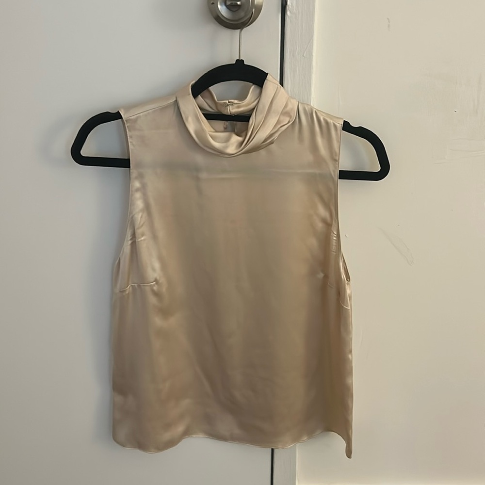Amanda Uprichard beige blouse
